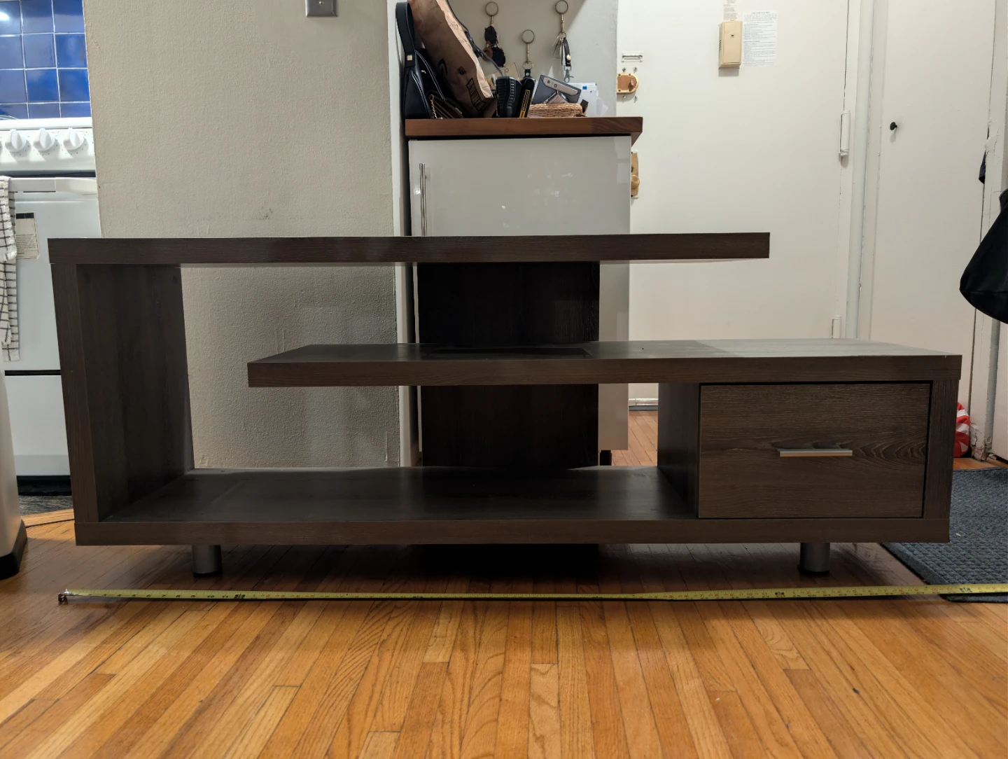 Modern Entertainment TV Stand with Drawer - photo 4