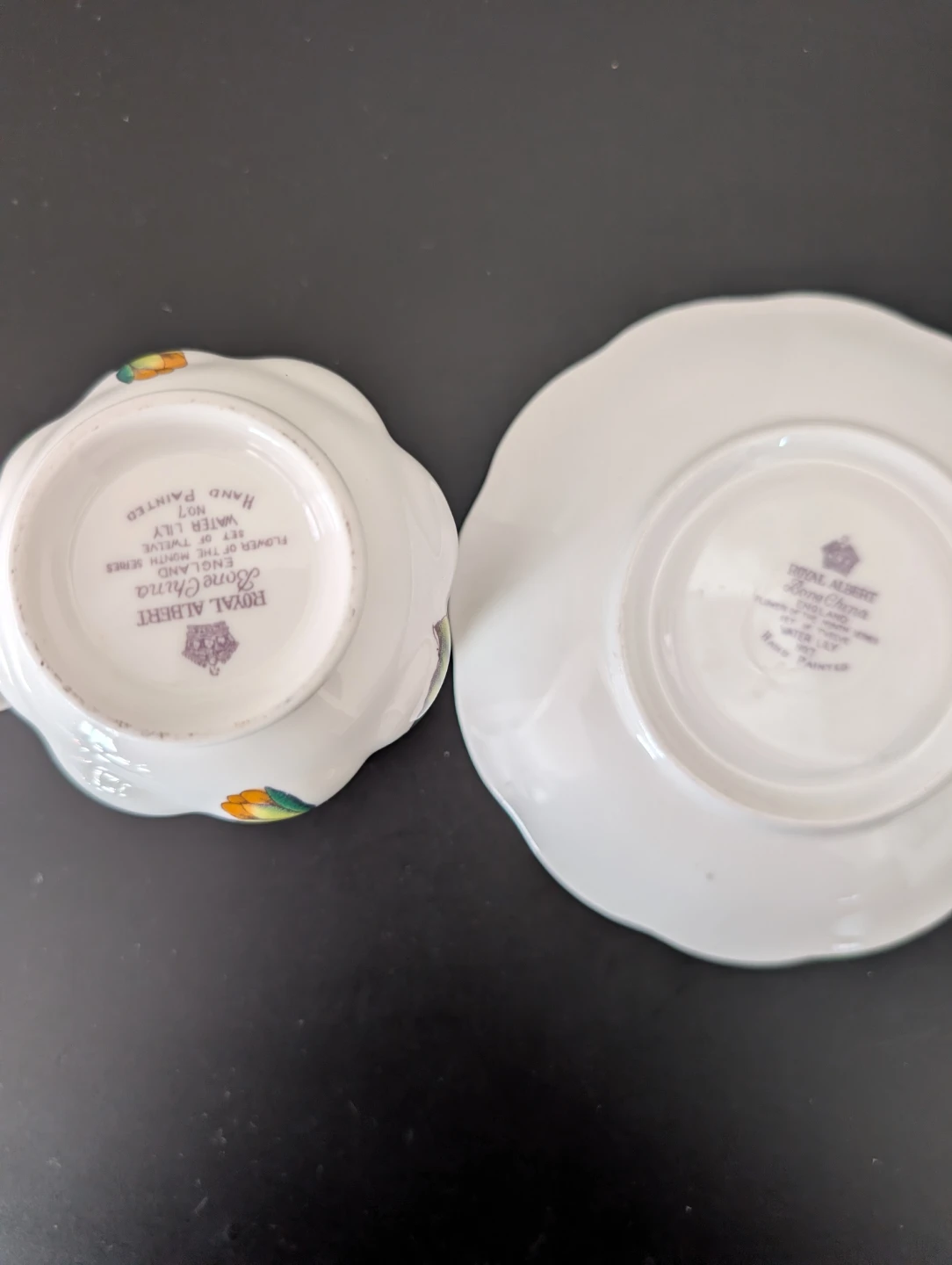 Royal Albert Bone China Teacup and Saucer - Water Lily - photo 3