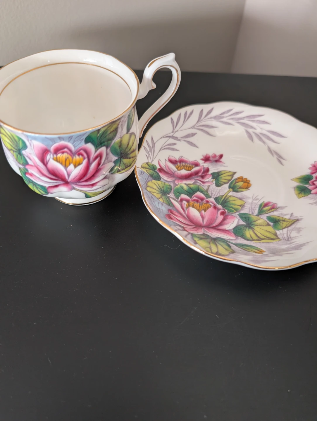 Royal Albert Bone China Teacup and Saucer - Water Lily - photo 4