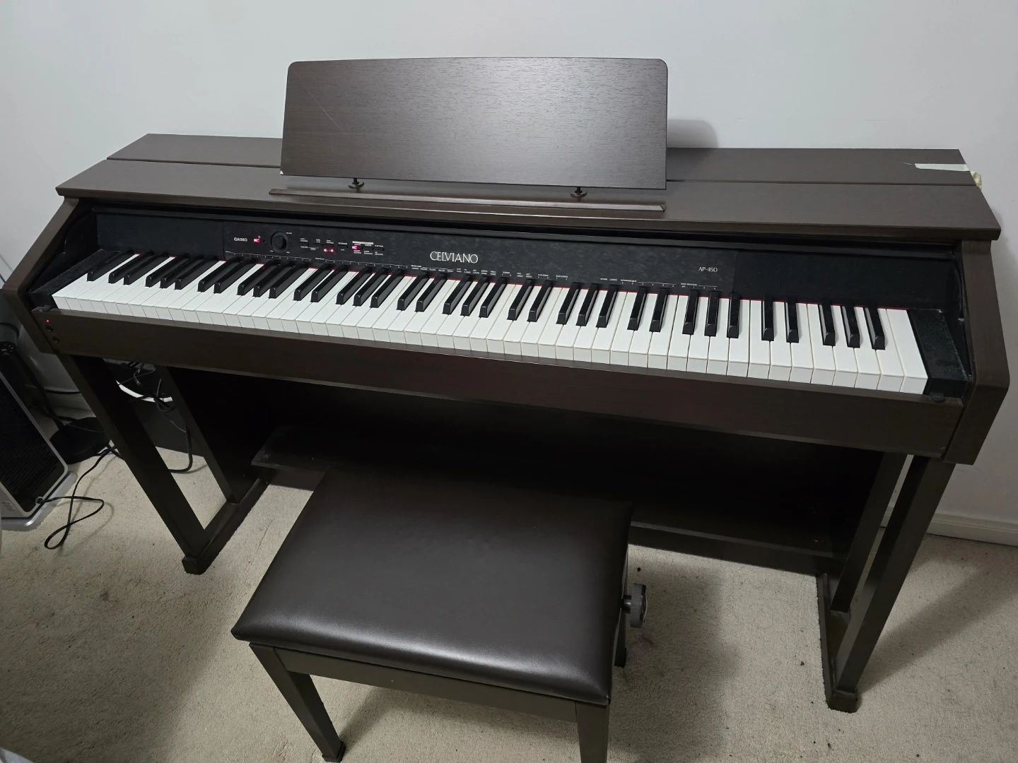 Casio Celviano AP 450 Digital Piano with Bench