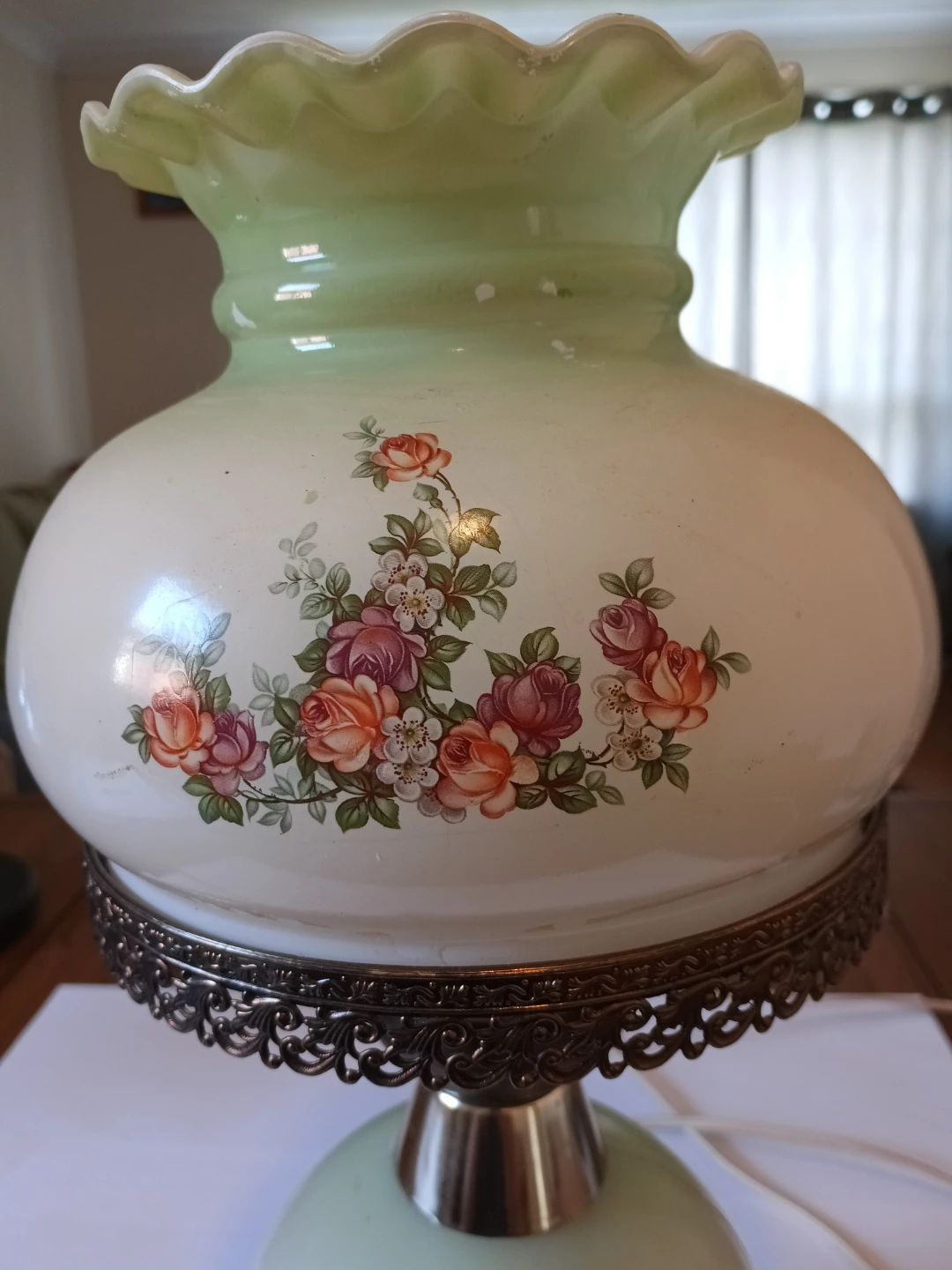 Vintage Floral Accent Lamp - photo 4