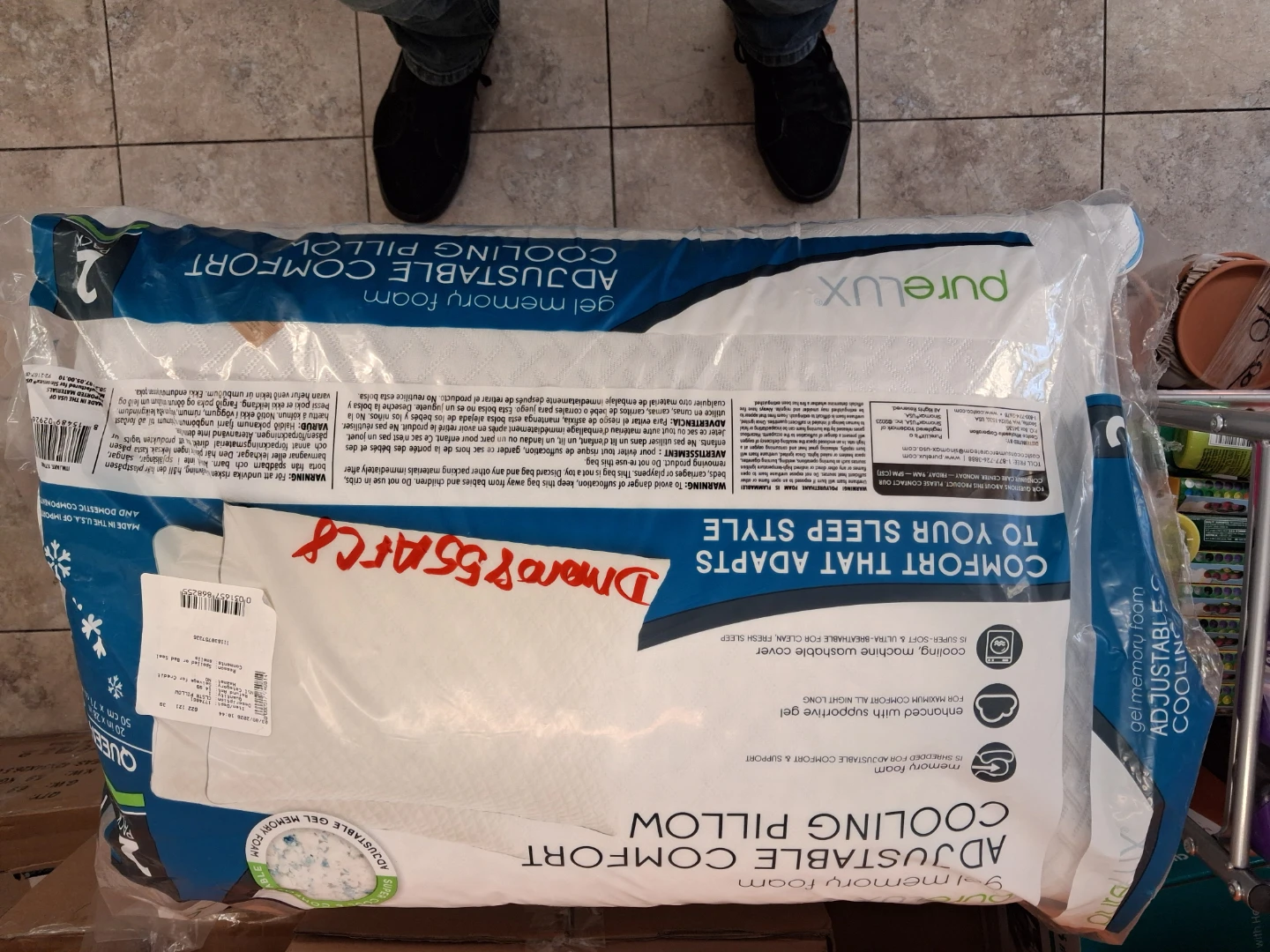 Sinomax Cooling Memory Foam Pillow - photo 2