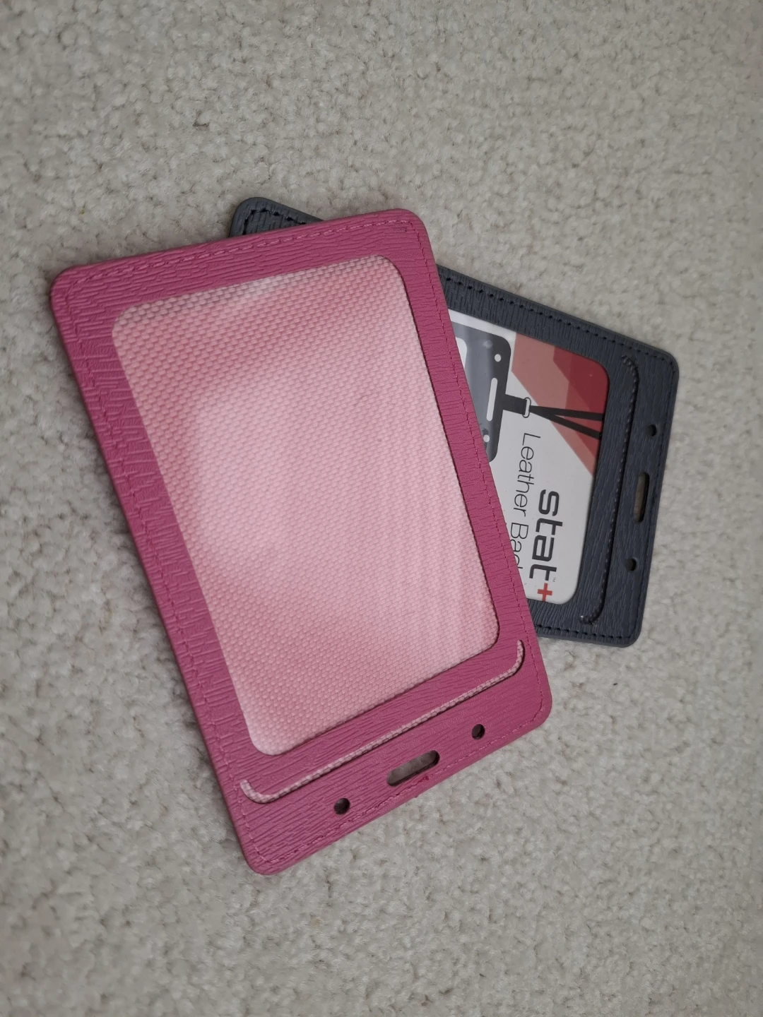 Two Leather Badge Holder - 2-Sided - photo 2