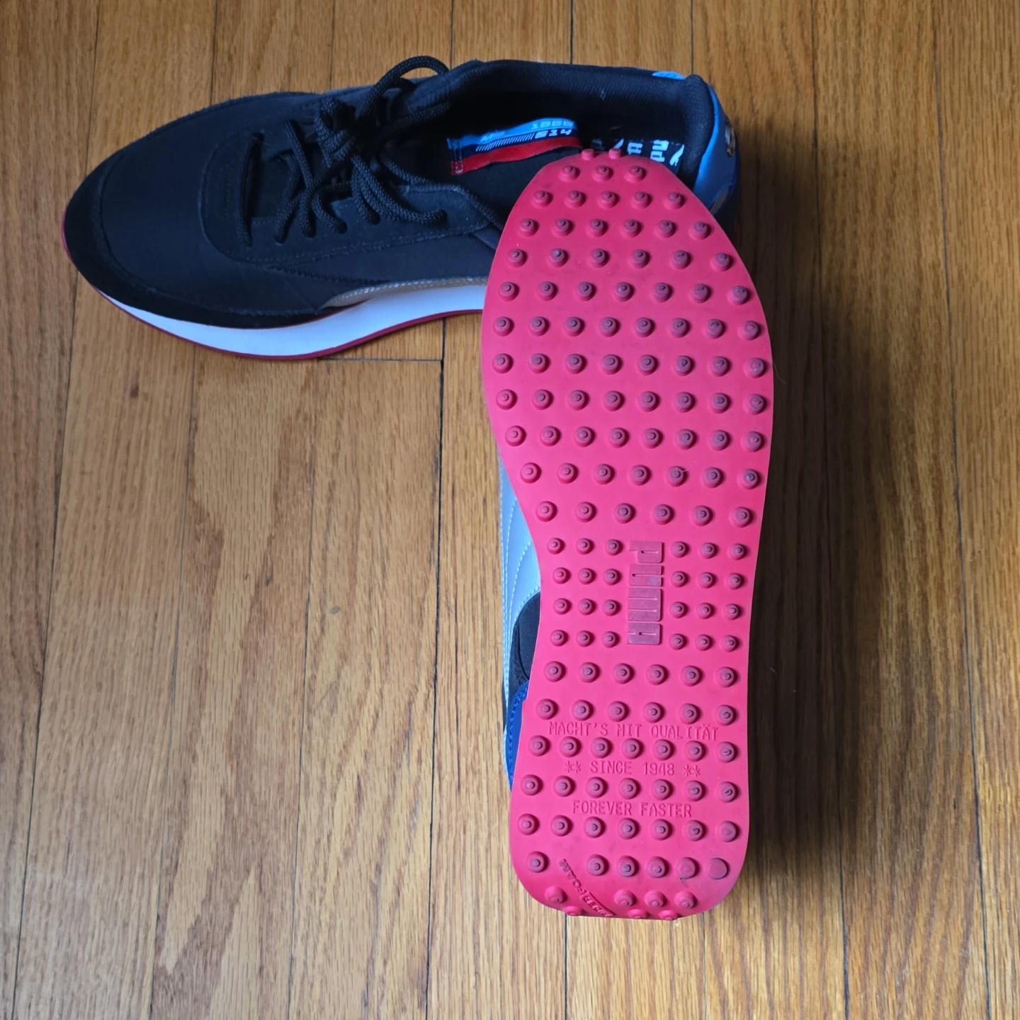 Puma BMW M Motorsport Running Shoes Black/Red/Blue - photo 4