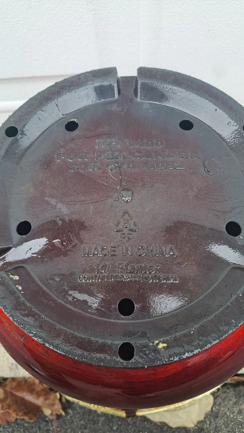 14" Red Planter Pot - photo 2