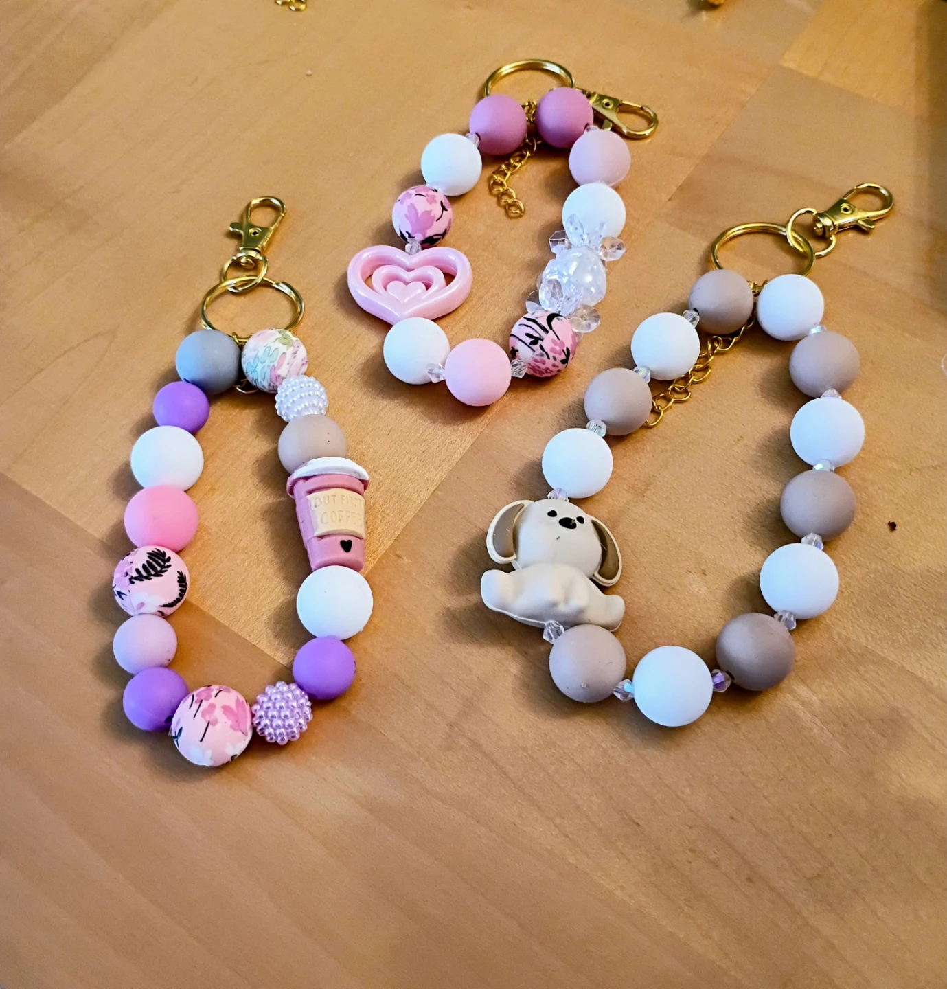 Assorted Beaded Keychains