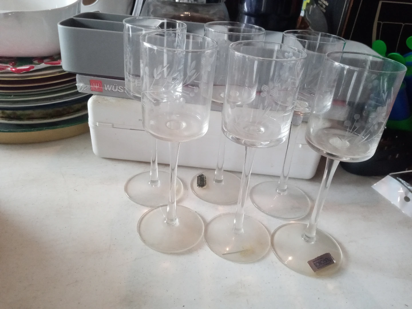 Tuscany Hand Blown Glassware Set - Made in Romania