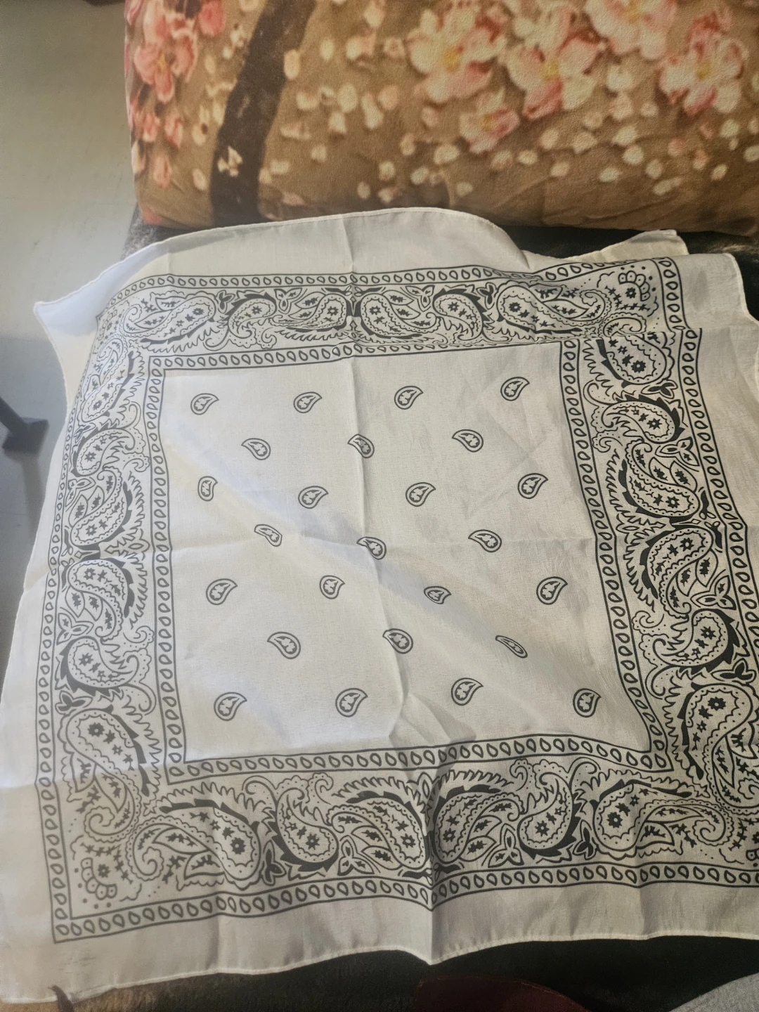 5 Bandanas - Paisley, Skull & Crossbones Patterns - photo 2