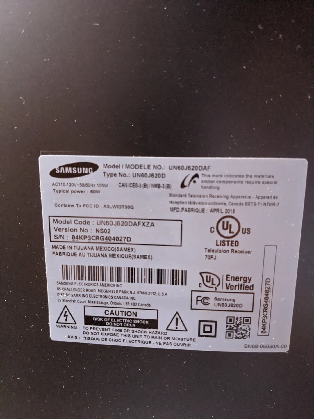 Samsung 60" Smart LED TV UN60J620DAF - photo 3