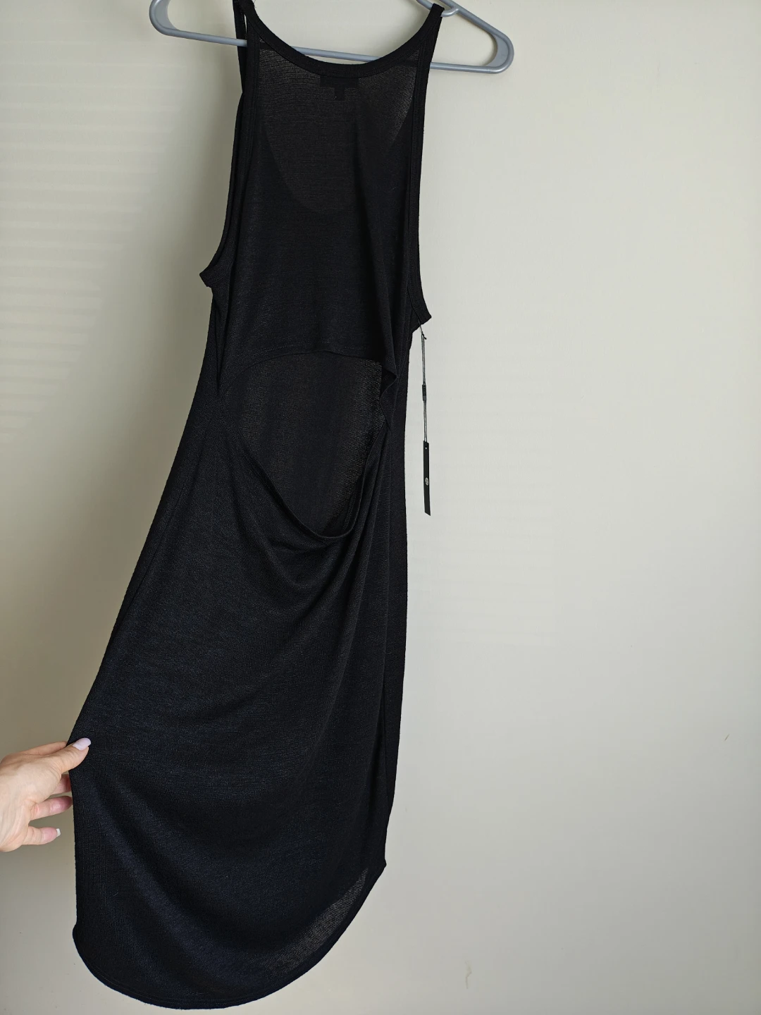 Wilfred Free Black Cutout Maxi Dress Size L - photo 2
