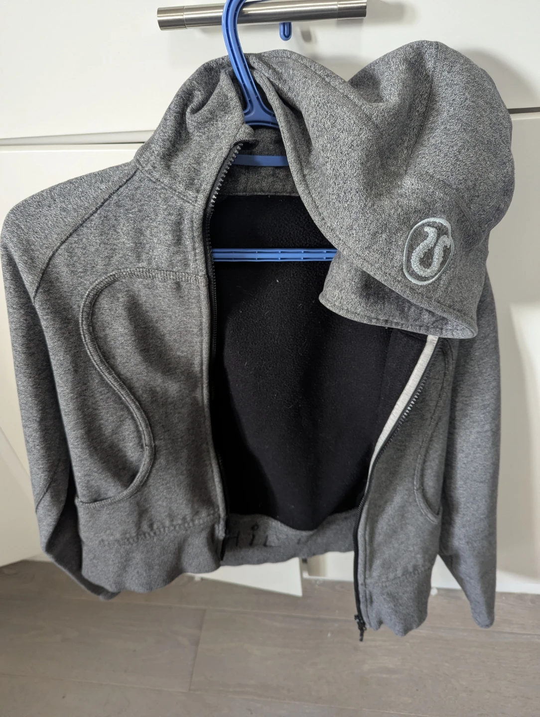 Lululemon Grey Zip-Up Hoodie