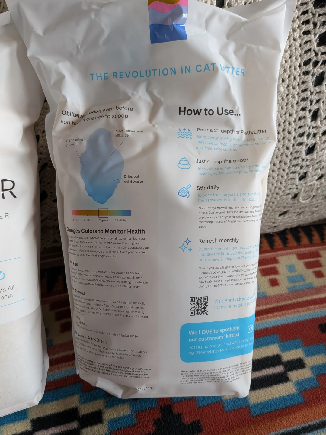 PrettyLitter Original Unscented (2 Bags) - photo 2