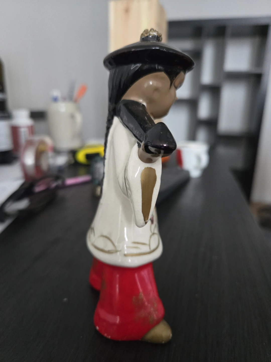 Vintage Ceramic Figurine - Asian Man - photo 4