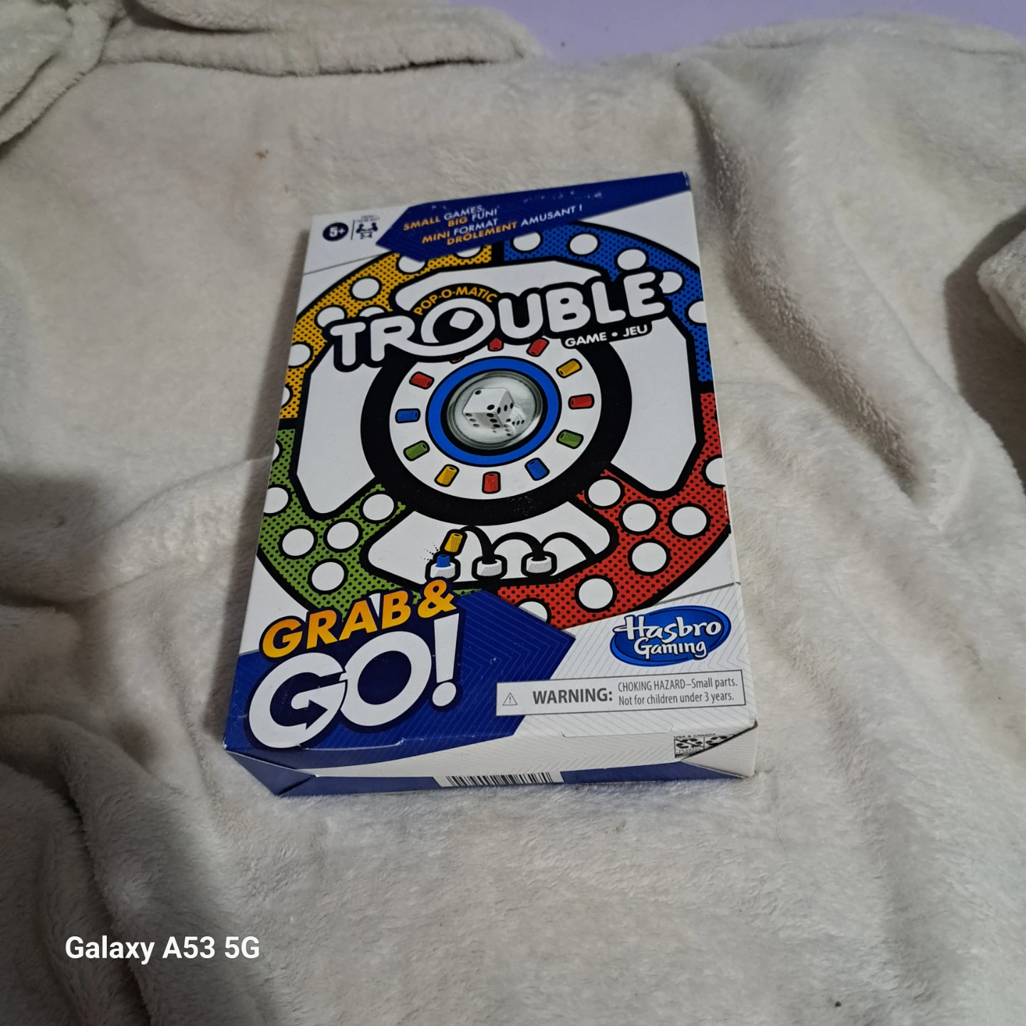Hasbro Gaming Trouble Grab & Go! Game