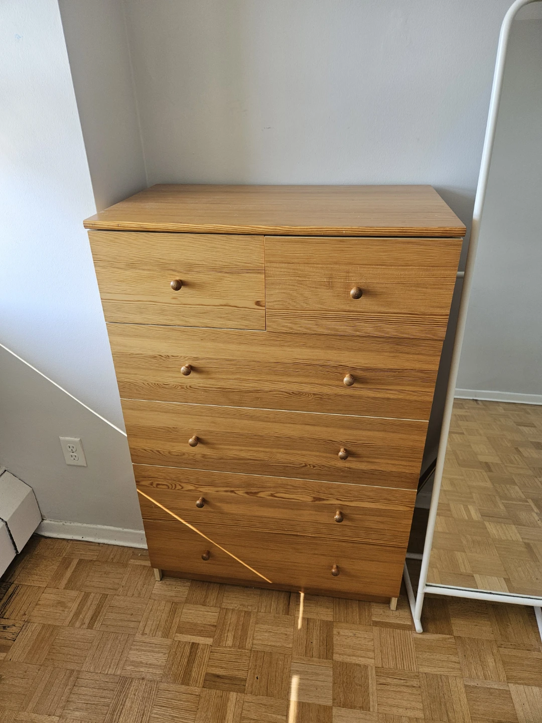 Solid and Sturdy Wooden Dresser
