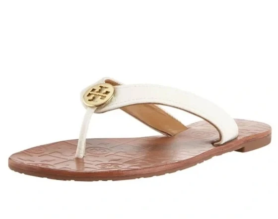 Tory Burch Thora Genuine Leather Thong Sandal