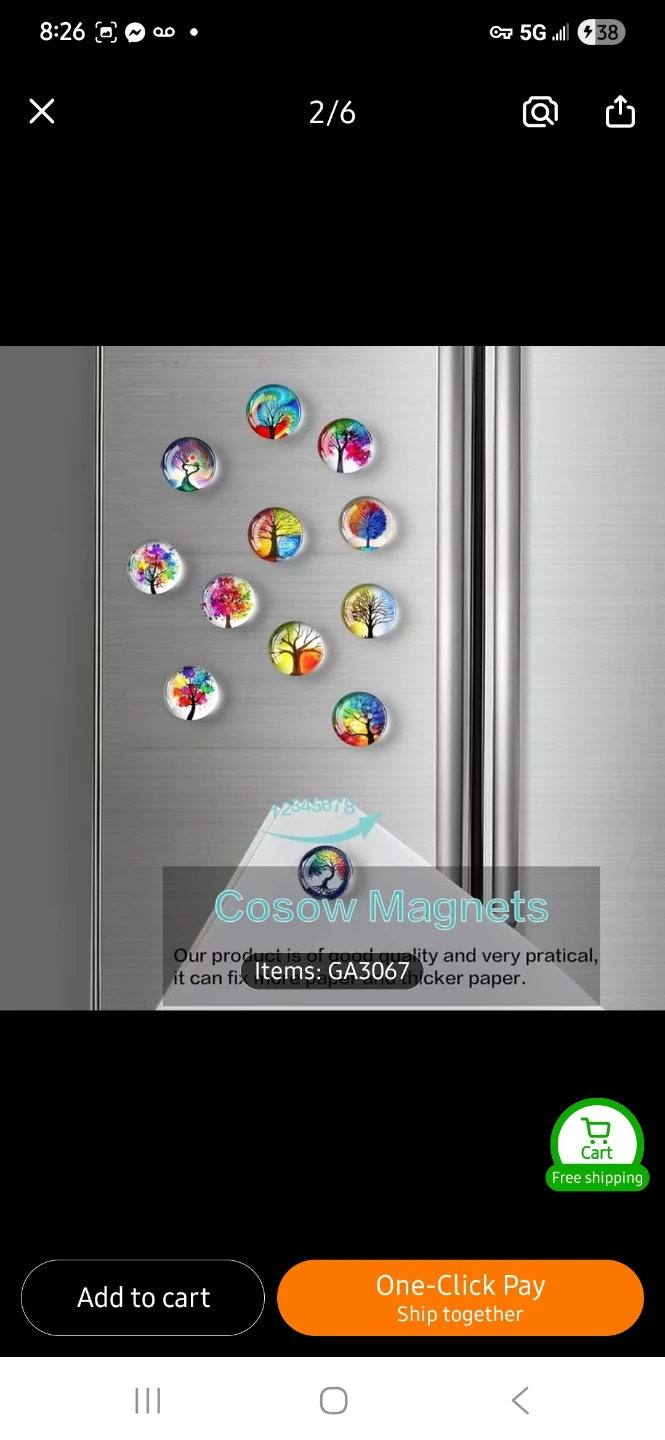 NEW Colorful Tree of Life Magnets - Set of 12 🧲 - photo 2
