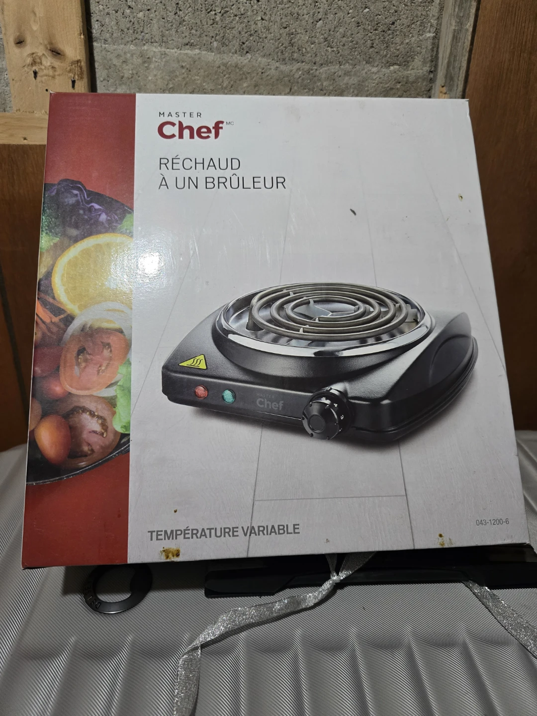 Master Chef Single-Burner Cooktop