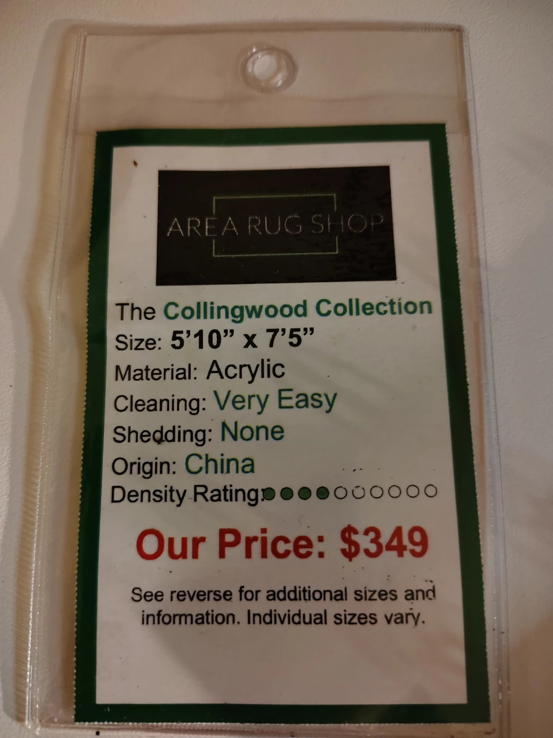 Machine Washable Faux Cow Rug w Gold Metallic - photo 3