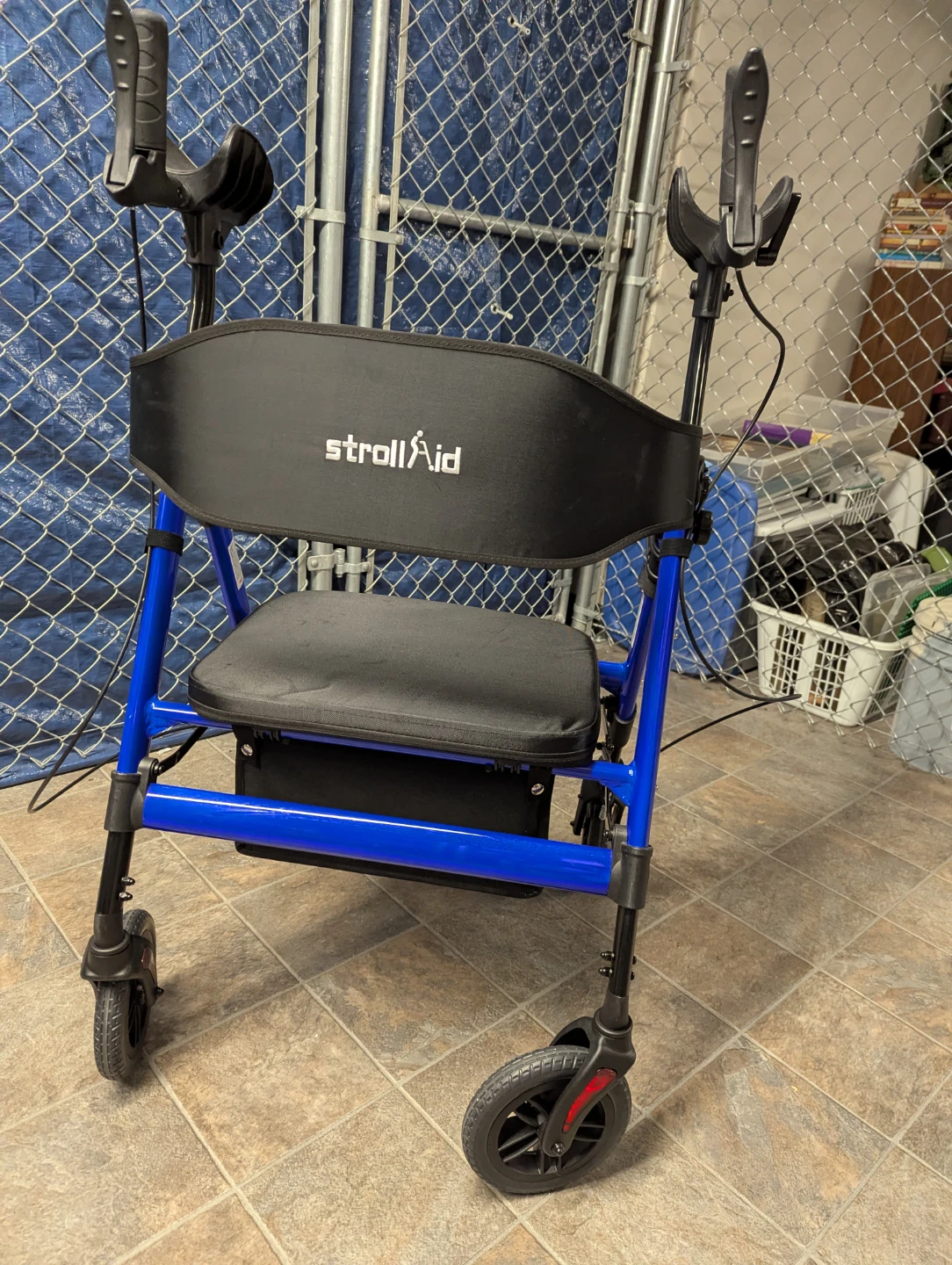 StrollAid Walker with Seat and Basket