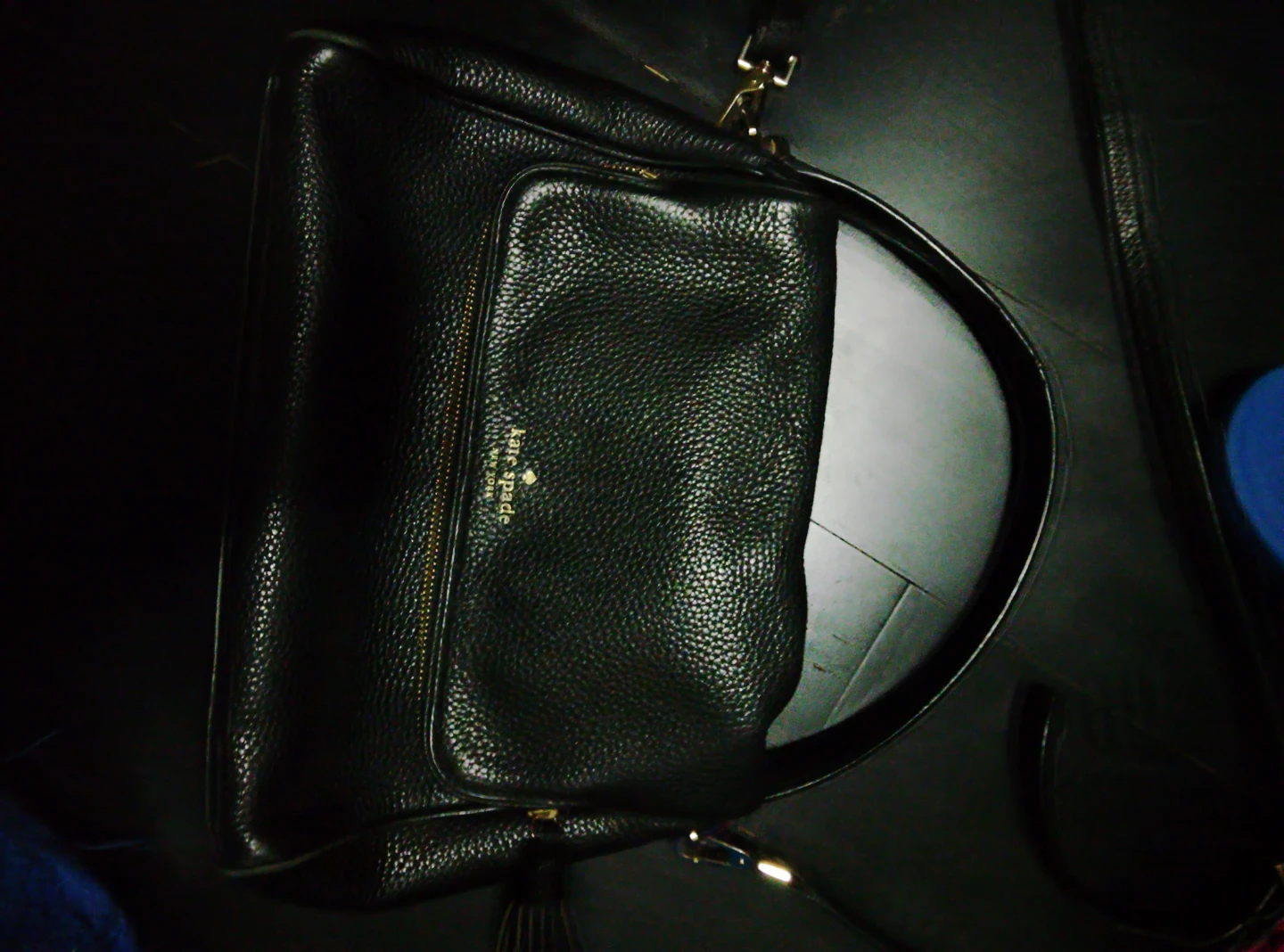 Kate Spade Black Leather Purse 🌱