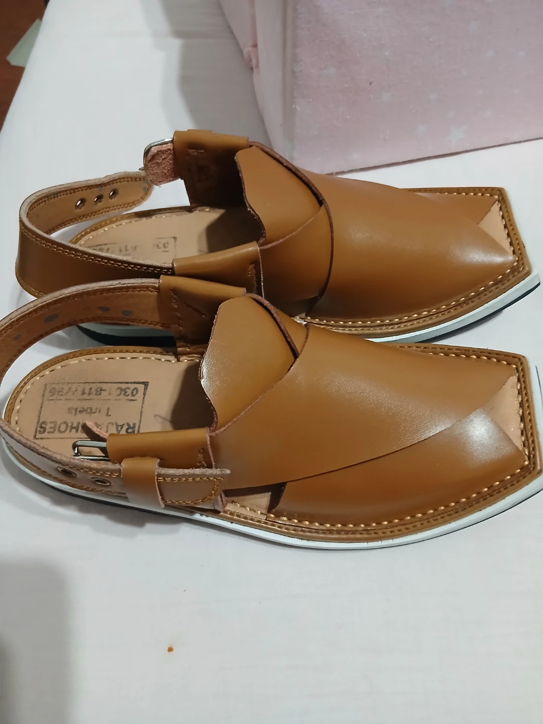 Raja Shoes Brown Leather Sandals - photo 2