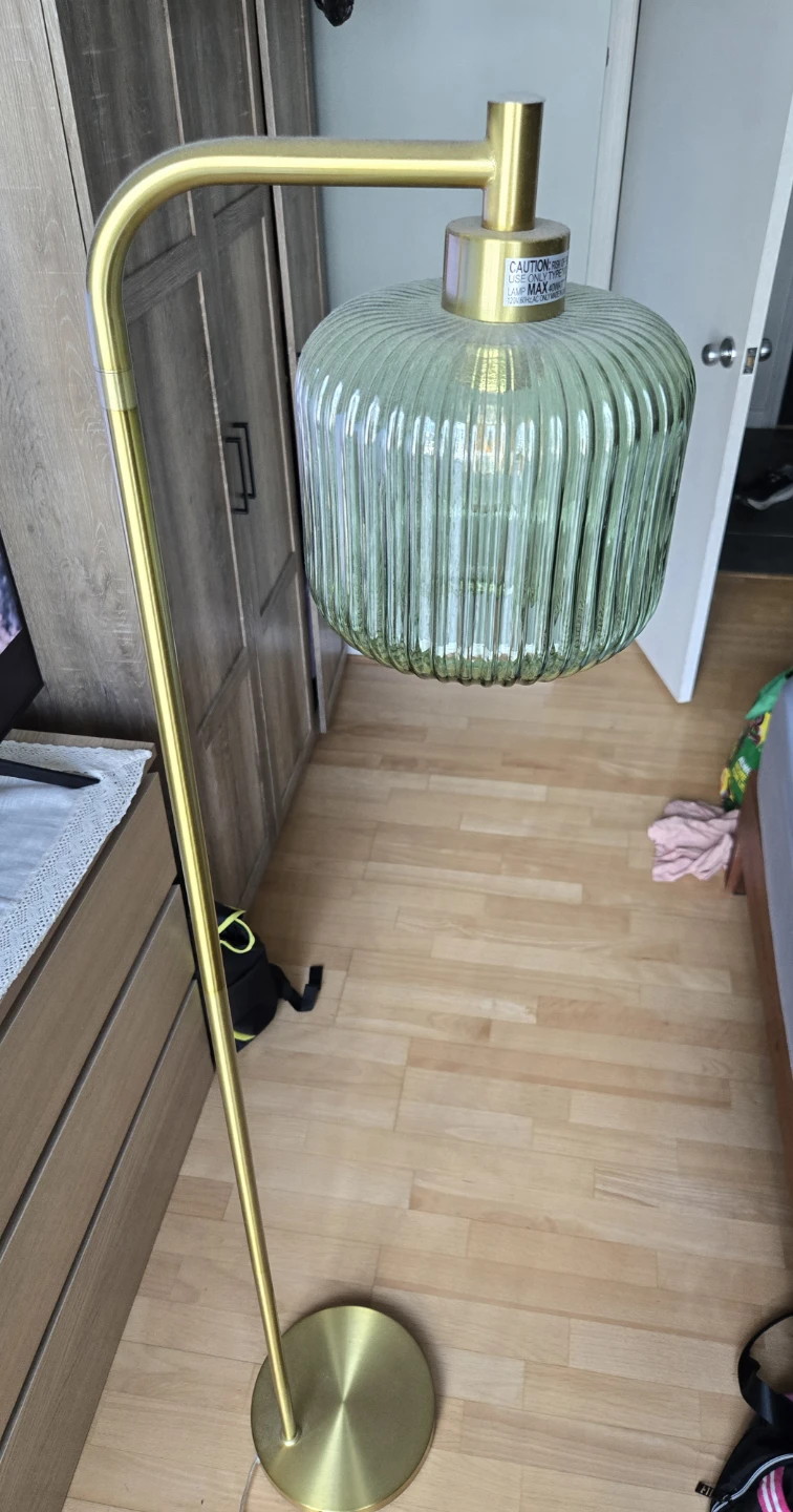 Joss & Main Jacobson 63" Arched Floor Lamp - Green - photo 3