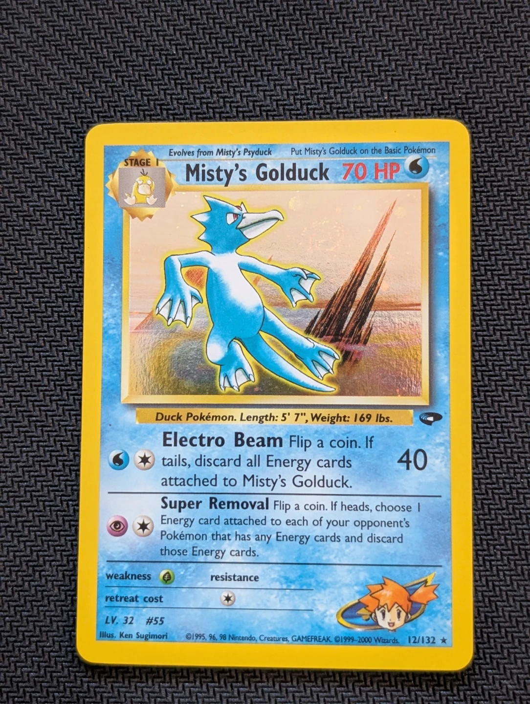 Misty's Golduck Gym Challenge 12/132 - Pokemon