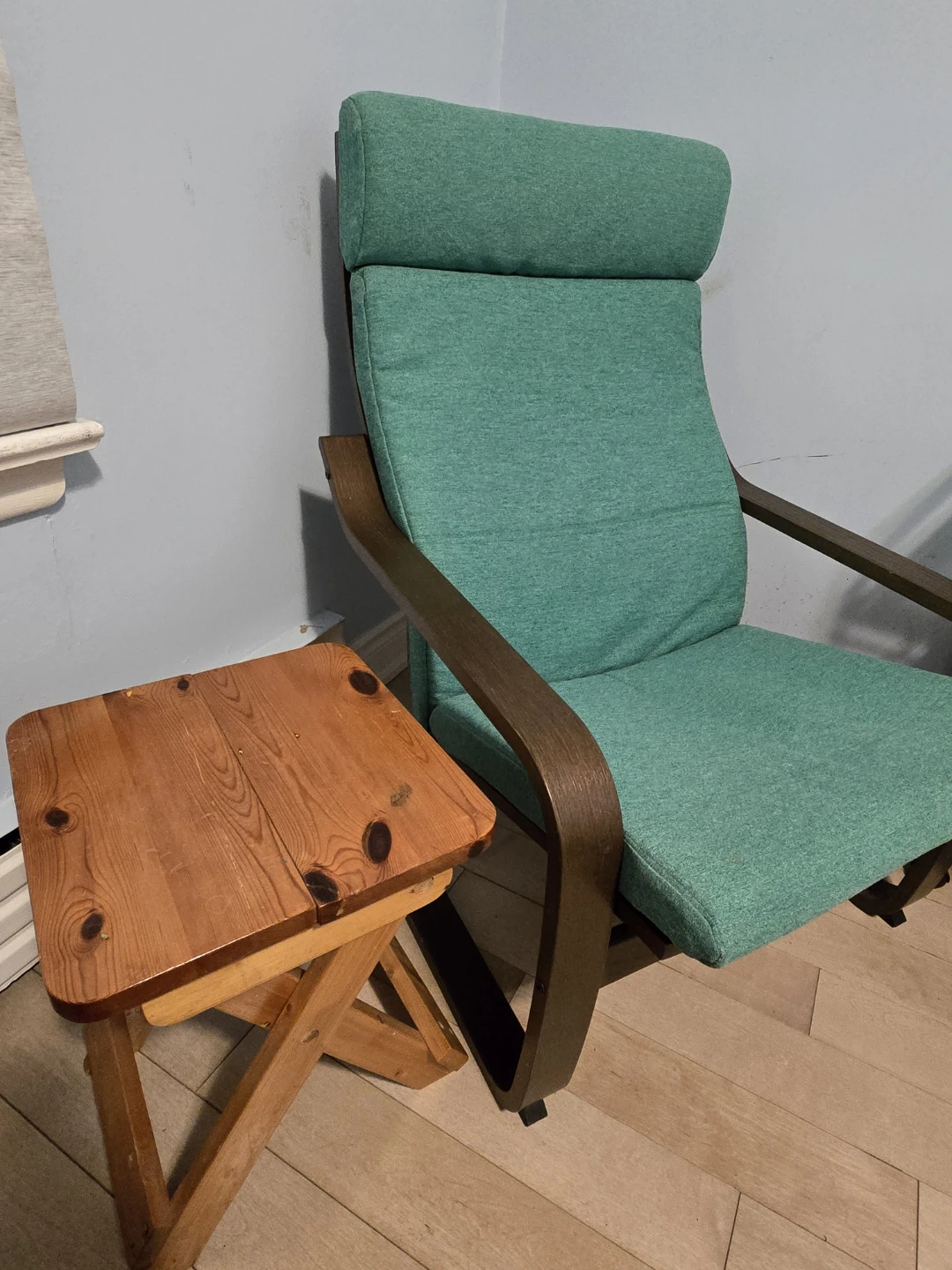 IKEA POÄNG Armchair (+ FREE Folding Side Table!)