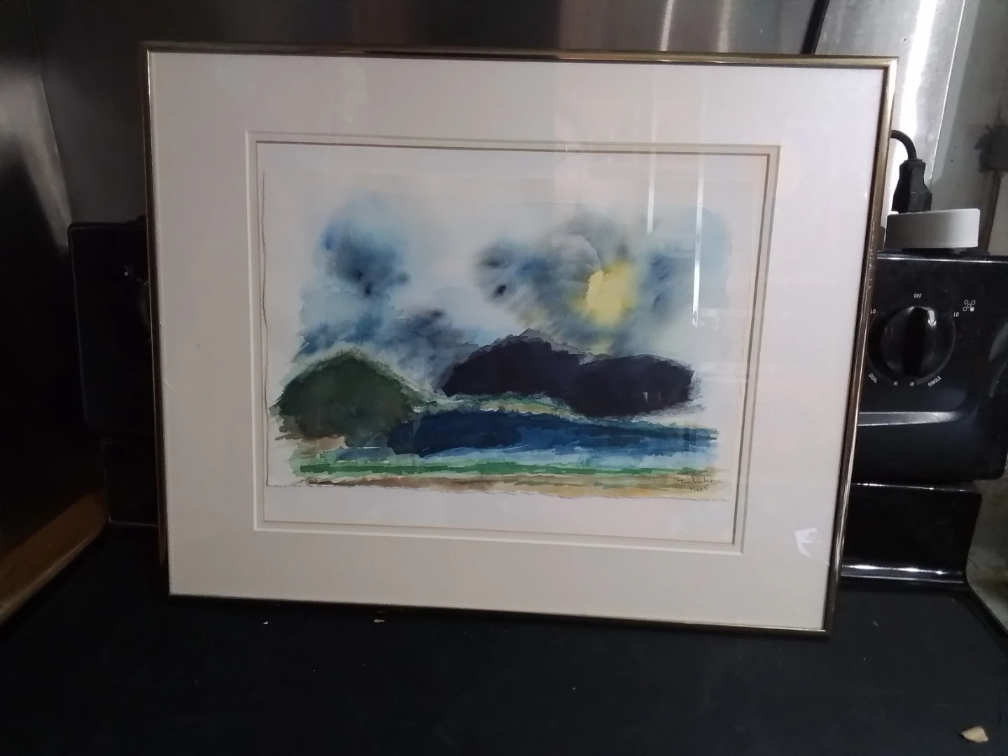George Edgar Treweek watercolor 20x16