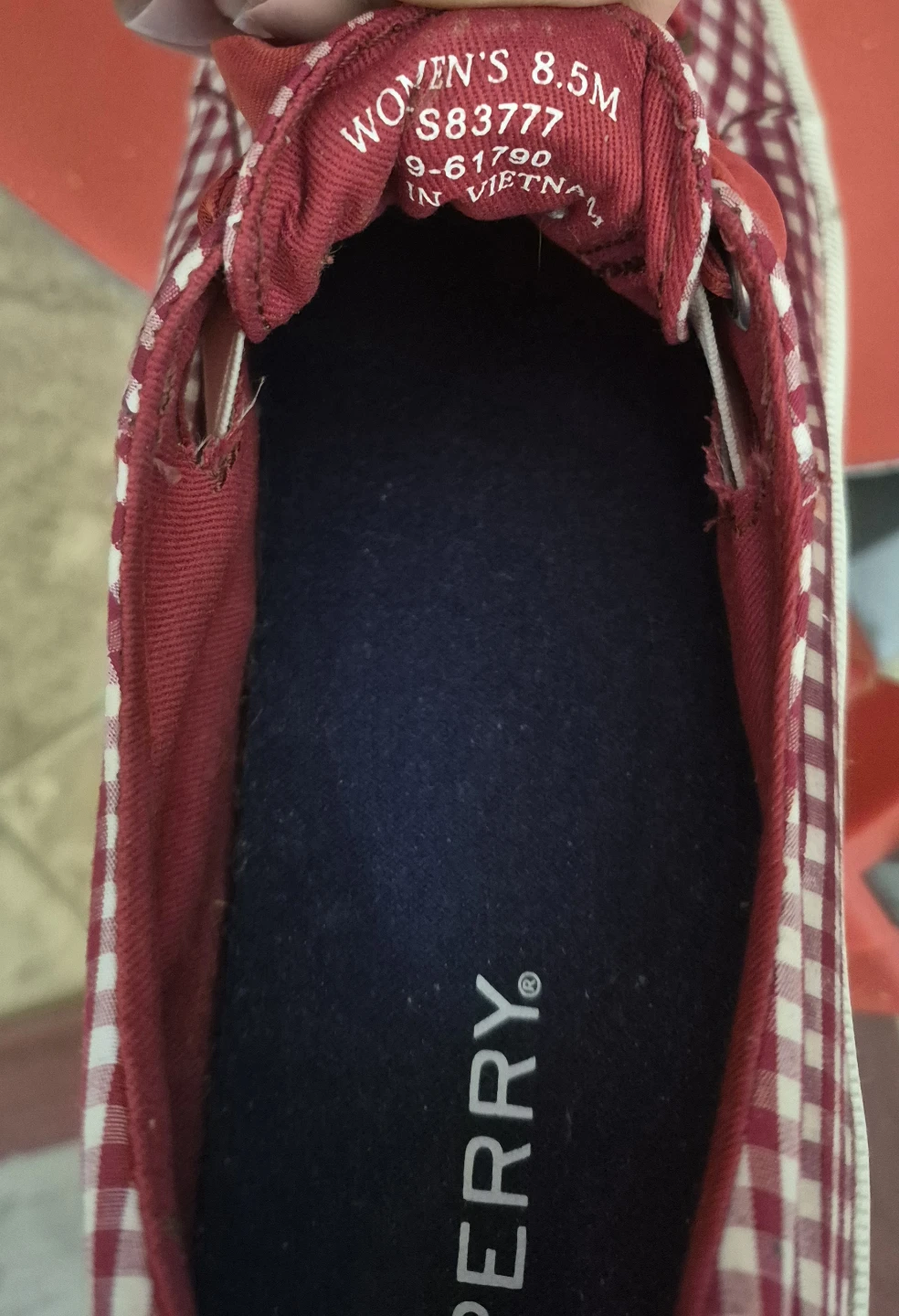 Sperry Women's Gingham Memory Foam Sneakers - - photo 4