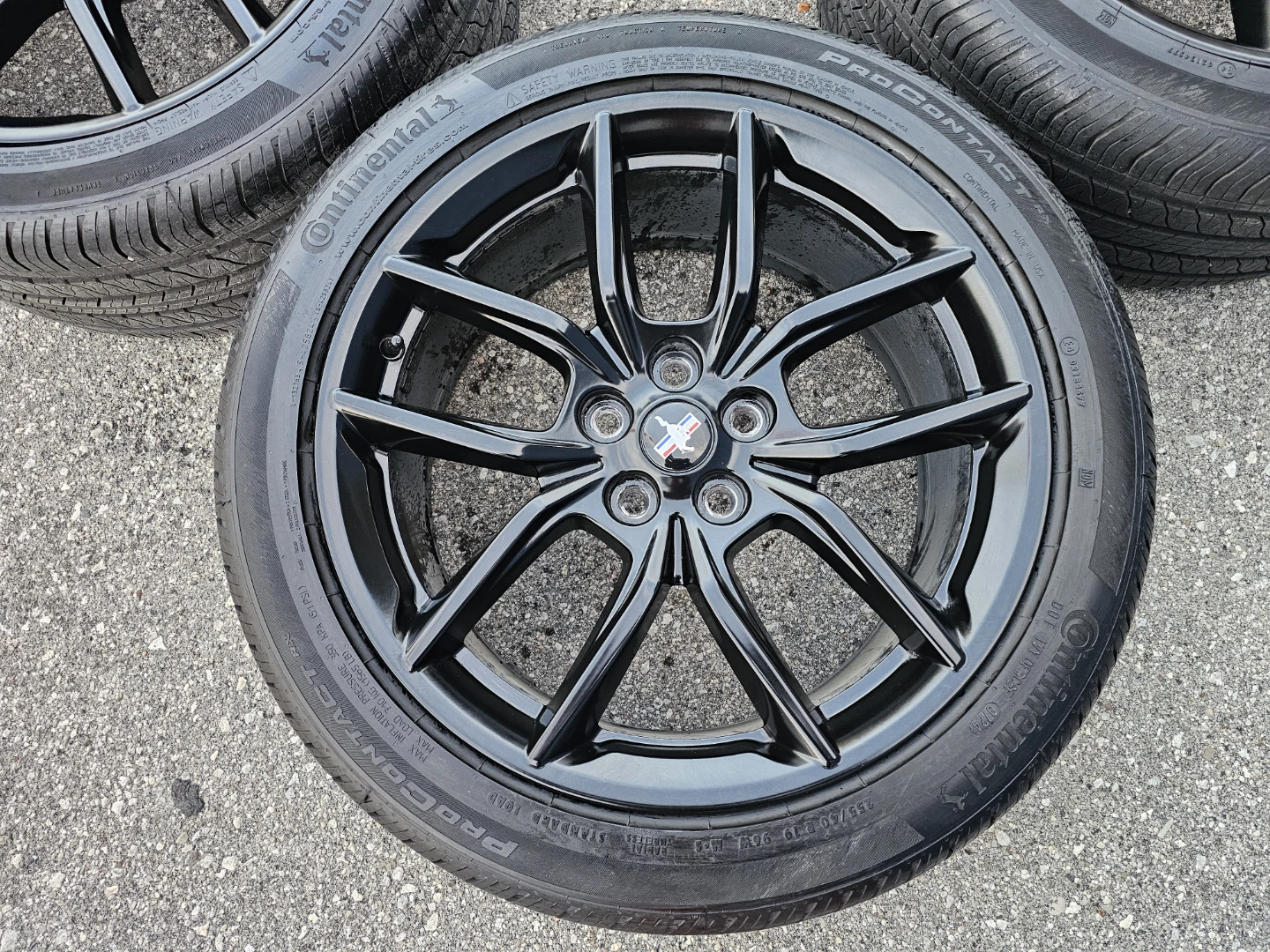 FORD MUSTANG GT O.E.M RIMS AND ALL SEASON TIRES - photo 2