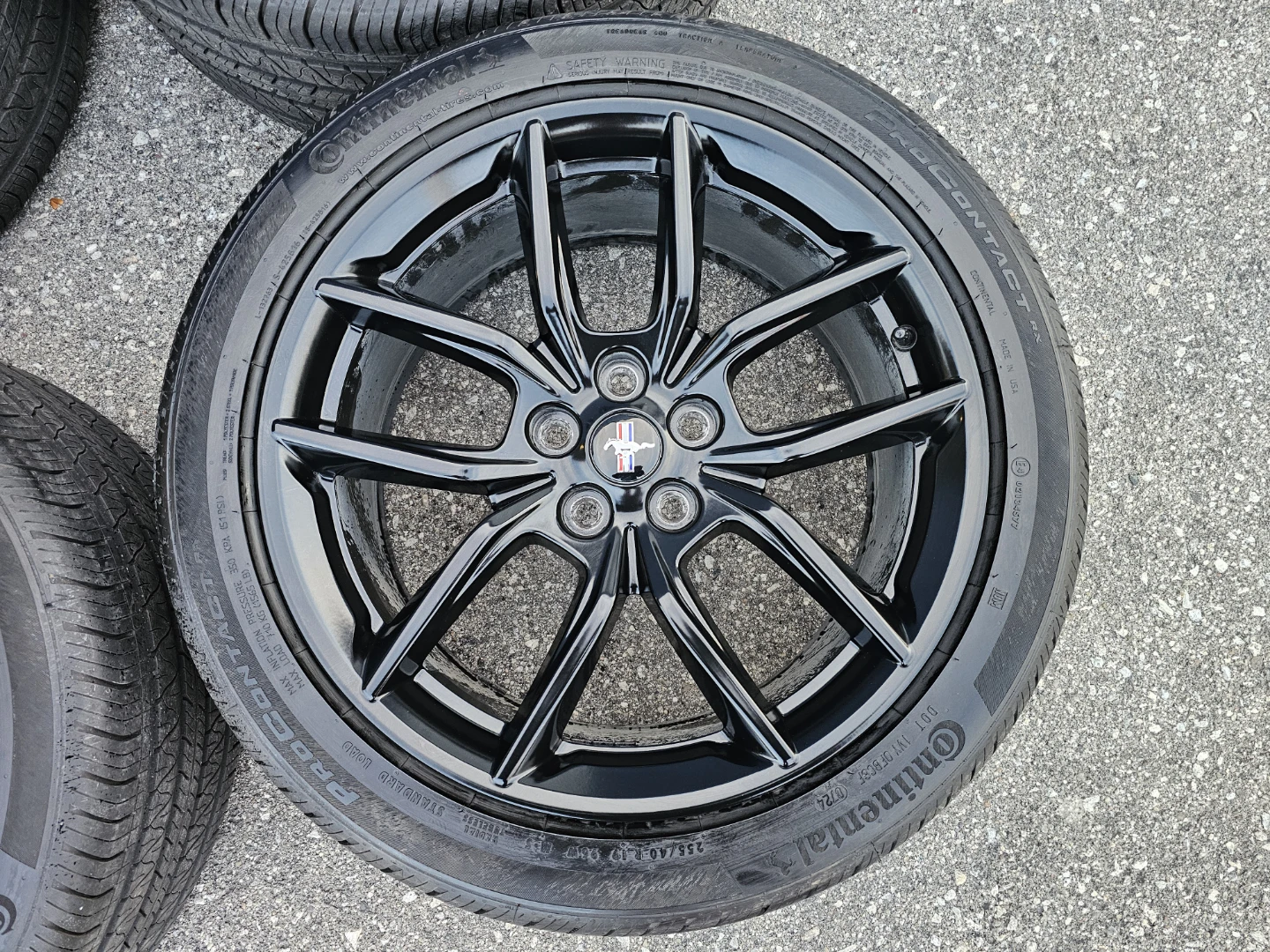 FORD MUSTANG GT O.E.M RIMS AND ALL SEASON TIRES - photo 3