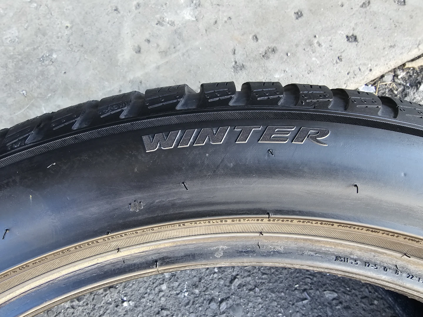 245/45 R20 PIRELLI (RUN FLAT) WINTER TIRES - photo 4