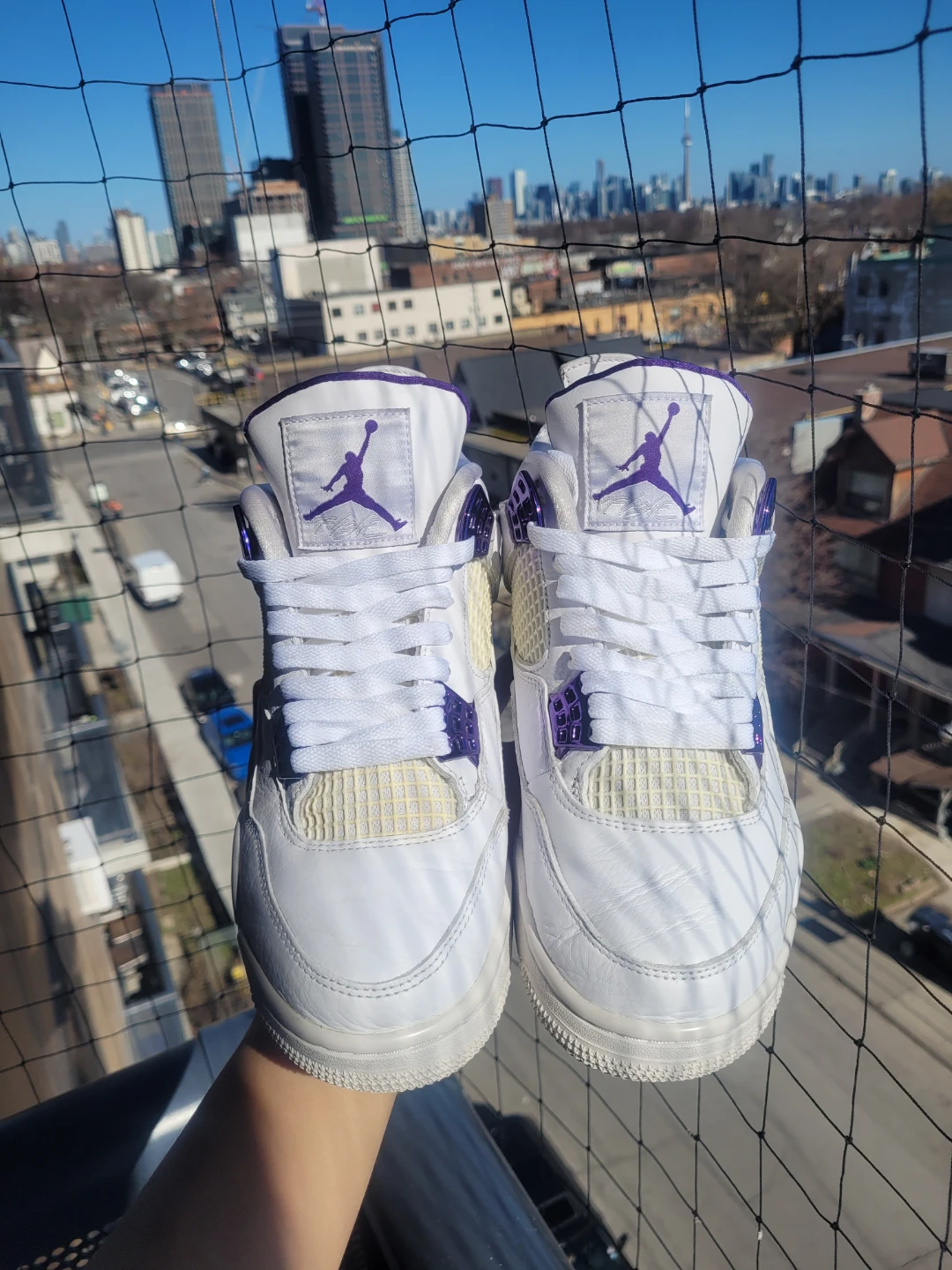 Air Jordan 4 Metalic Purple - photo 2
