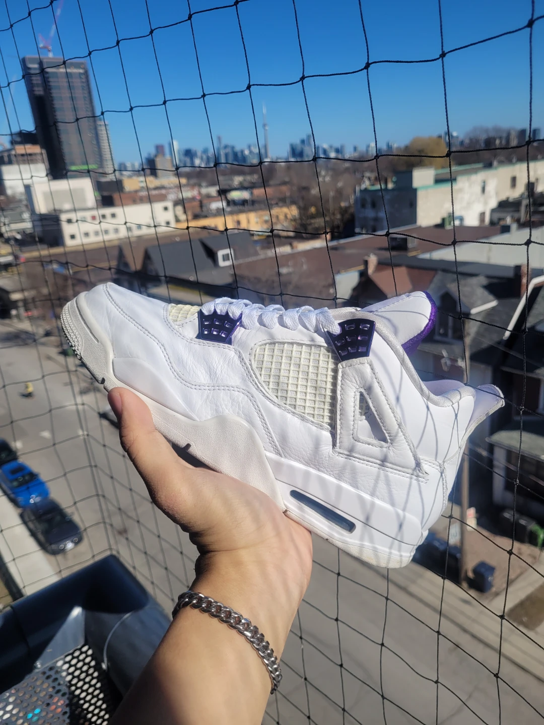 Air Jordan 4 Metalic Purple - photo 3