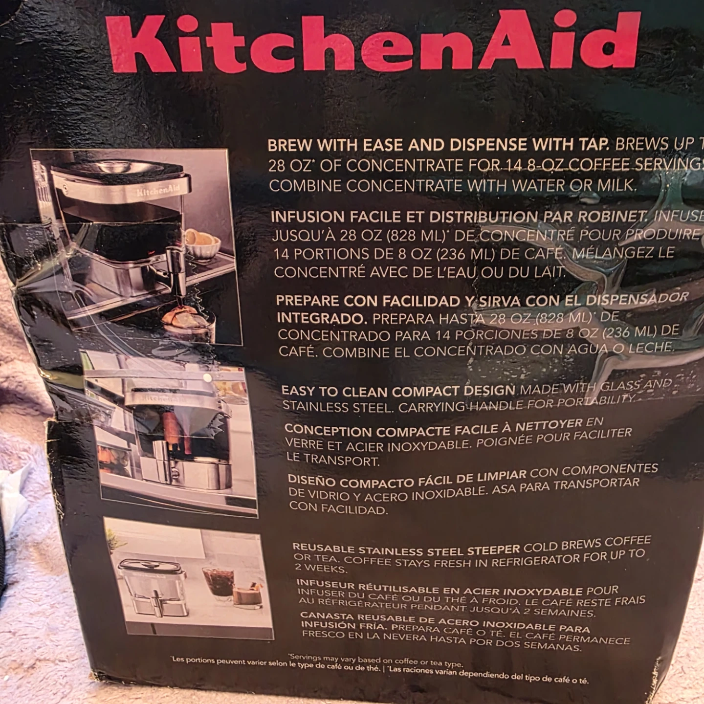 KitchenAid Cold Brew Coffee Maker 14 Servings - photo 2