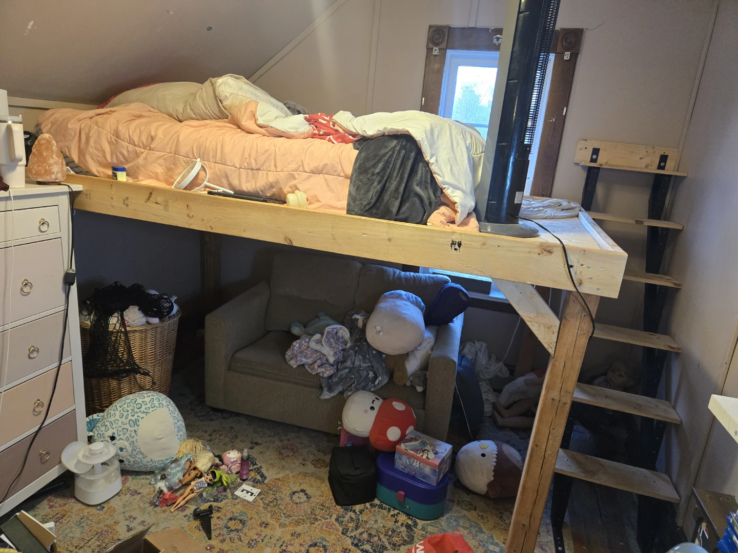 Queen size Loft Bed Frame