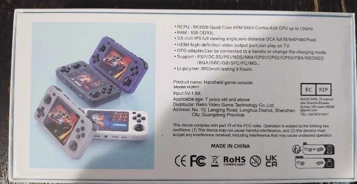R36H game console - photo 3