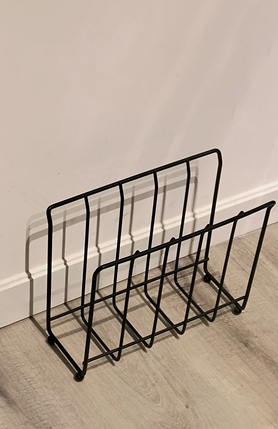 Black Wire Magazine Rack
