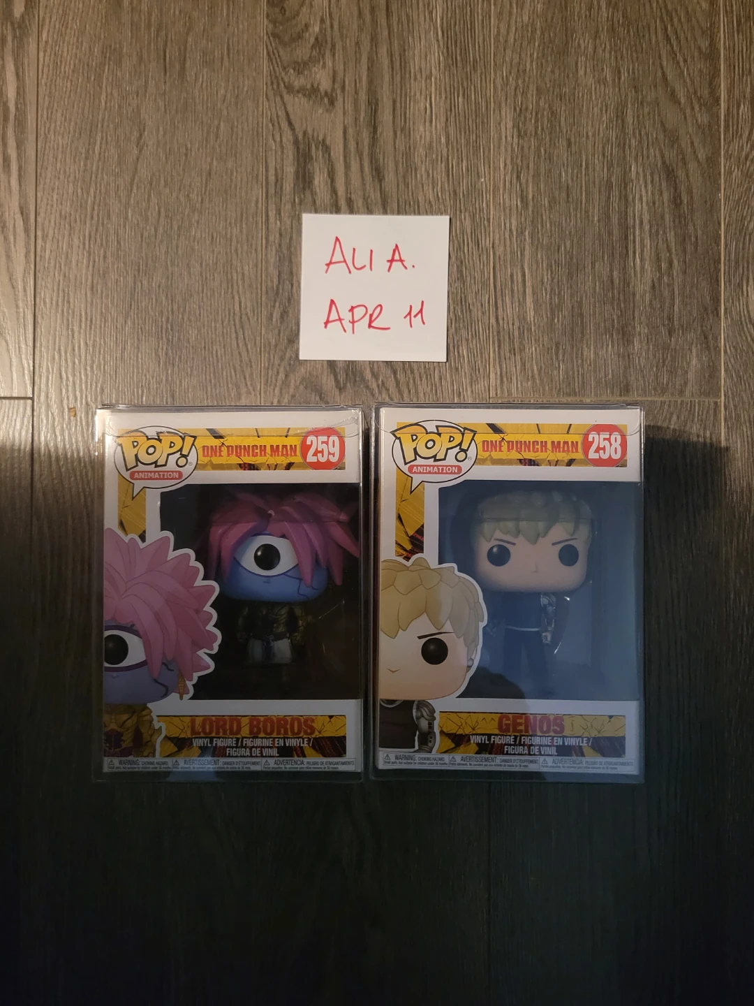 Funko Pop! Vinyl One Punch Man Lord Boros #259 & Genos #258