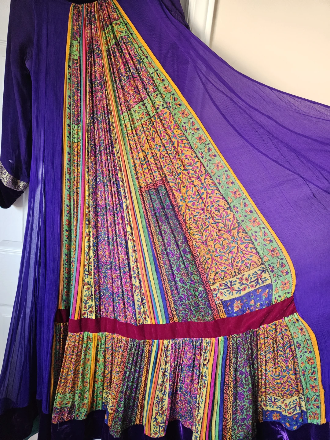 Purple Pakistani women's suit - photo 2