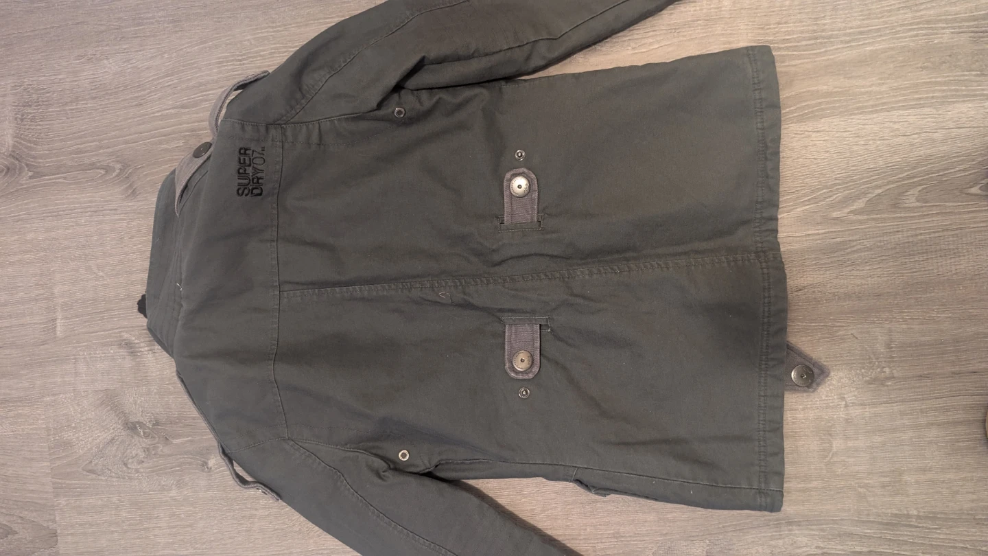 Superdry Women's Jacket - Grey/green - Size S - photo 2