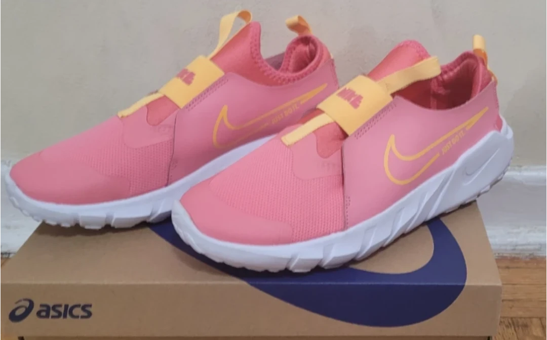 Nike Pink & Yellow Flex Runner PS Shoes Toddler Size 7Y