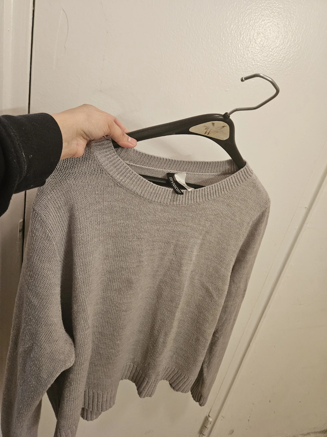 Divided Grey Knit Sweater - photo 2