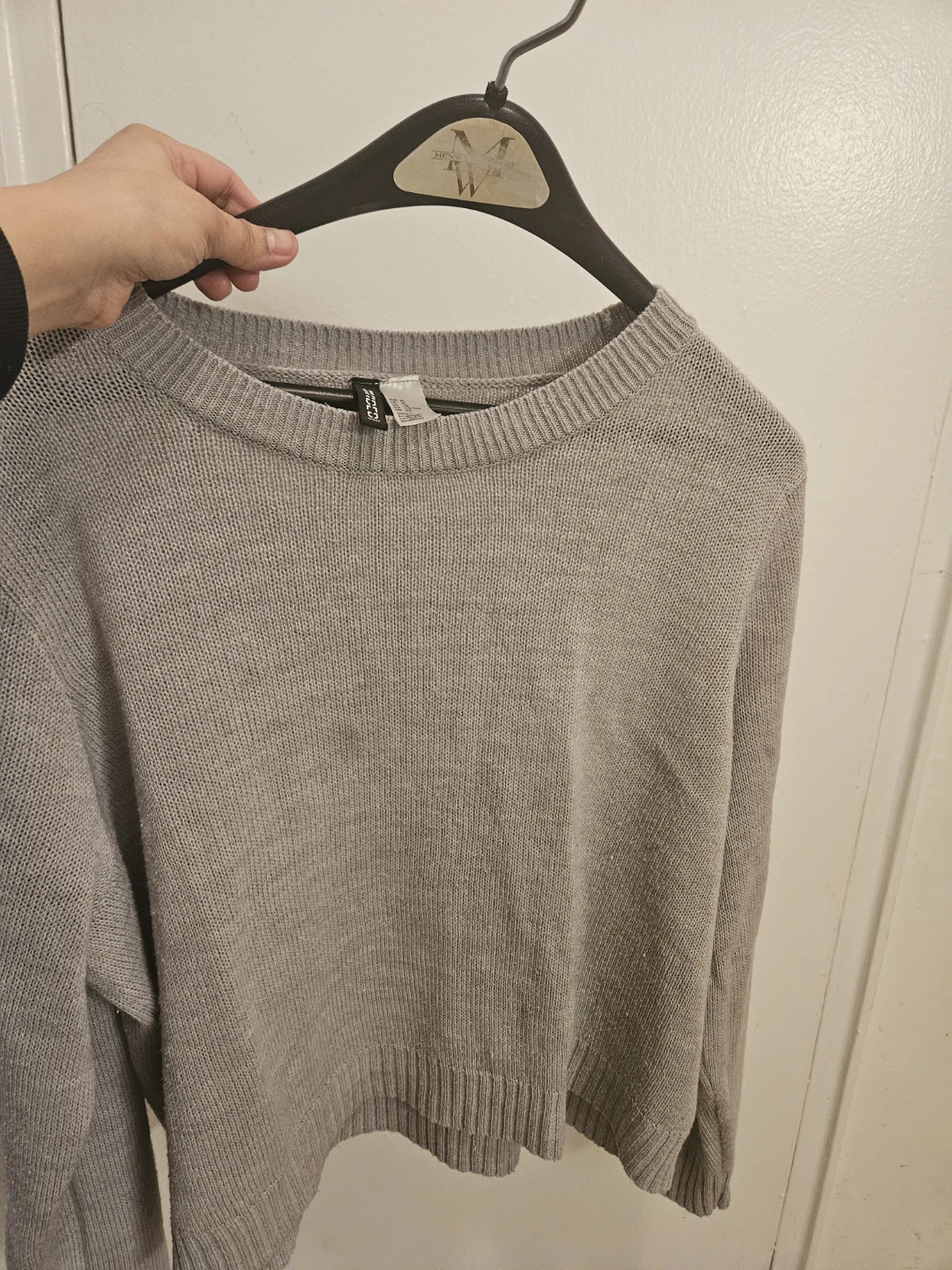 Divided Grey Knit Sweater - photo 4