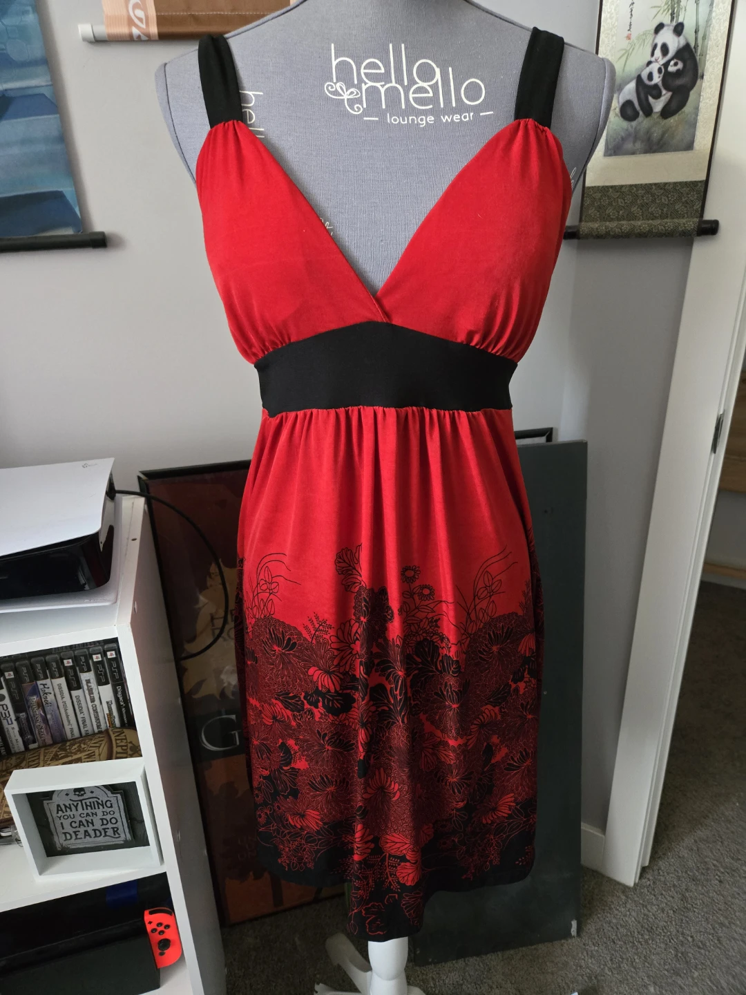 Majora Red Floral Dress