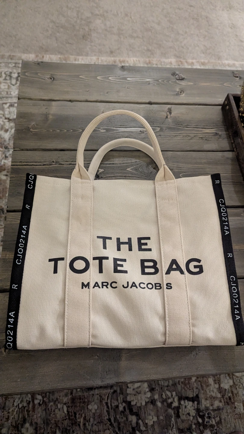 Marc Jacobs The Tote Bag Canvas Cream - photo 4