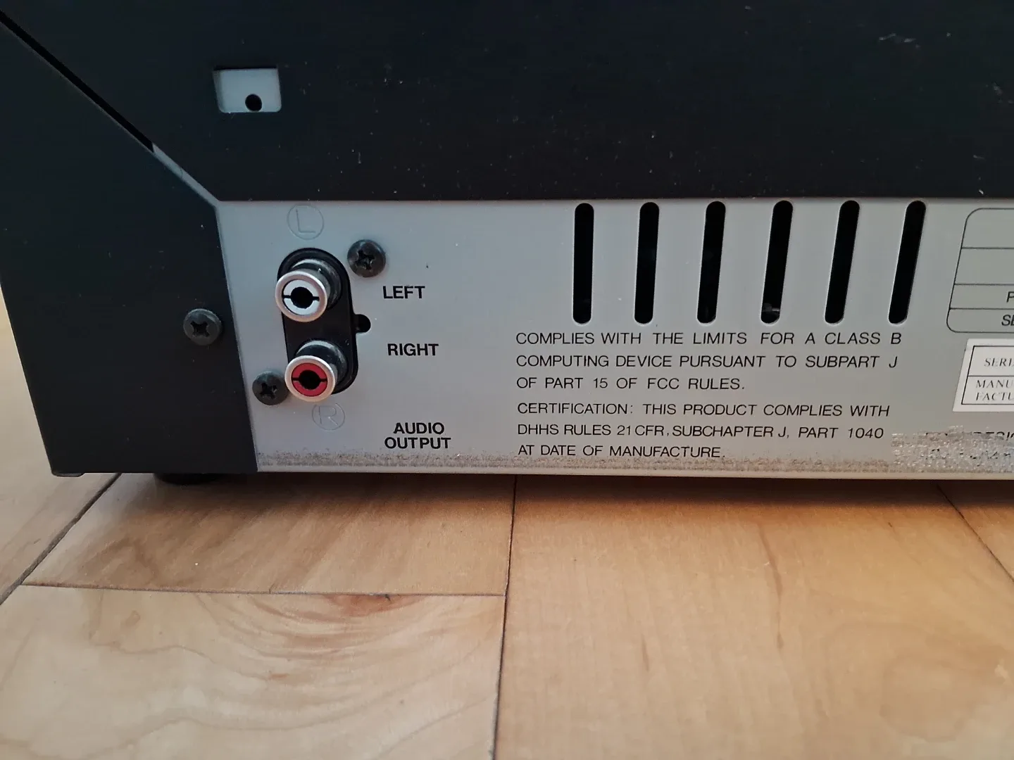 VINTAGE SOUNDESIGN CD PLAYER (1988) - photo 5