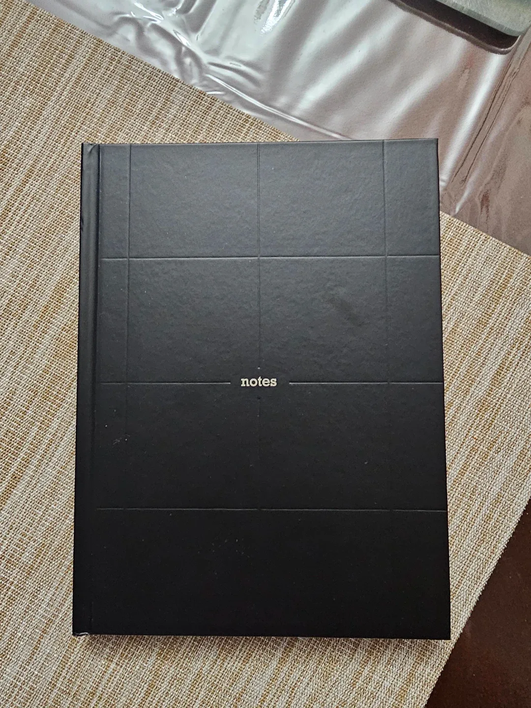 nóta Small Hardcover Window Pane Journal, Black (Qty: 2) 🌱